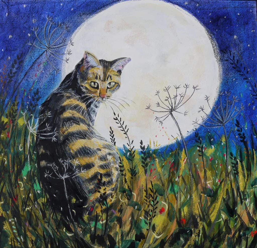 the-cat-the-moon - Greenlane Gallery Dingle