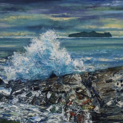 Storm Dunquin by Henry Morgan: Irish Art by Greenlane Gallery Dingle